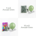 High Quality Avocado Green Party Balloons
