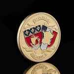 French Revolution Gold Plated Coin