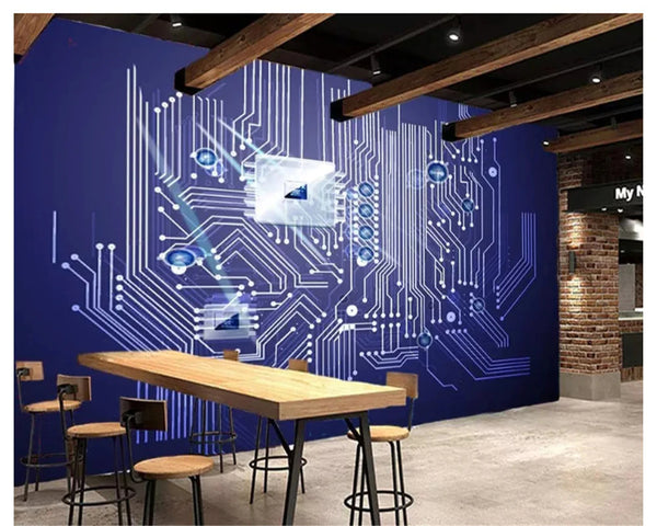 3D Circuit Board Wallpaper