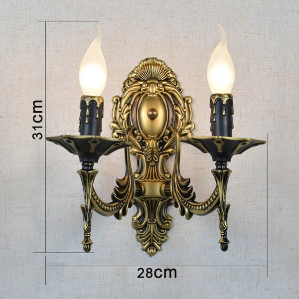 Vintage Candle Wall Lamp