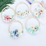 Floral Round Garland Door Decoration