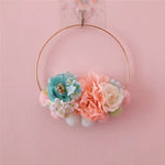 Floral Round Garland Door Decoration