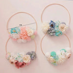 Floral Round Garland Door Decoration