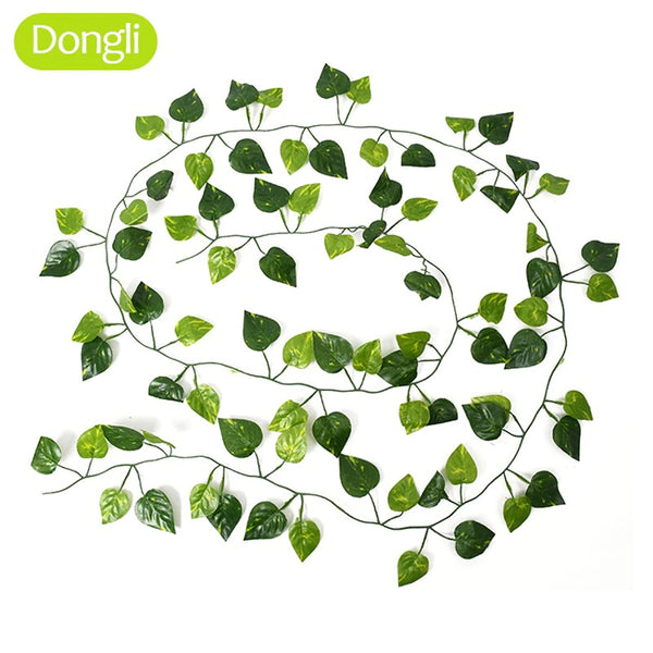 Artificial Green Silk Hanging Ivy Leaf