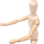 Movable Jointed Wooden Doll