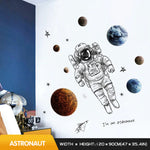 Cosmic Astronaut Wall Decals