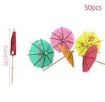 Colorful Mini Paper Umbrellas
