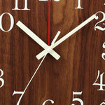 Luminous Wooden Wall Clock