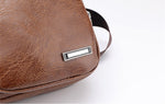 Fashionable Men's Leather Sling Crossbody Bag