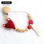 Personalized Funny Fox Pacifier Clip