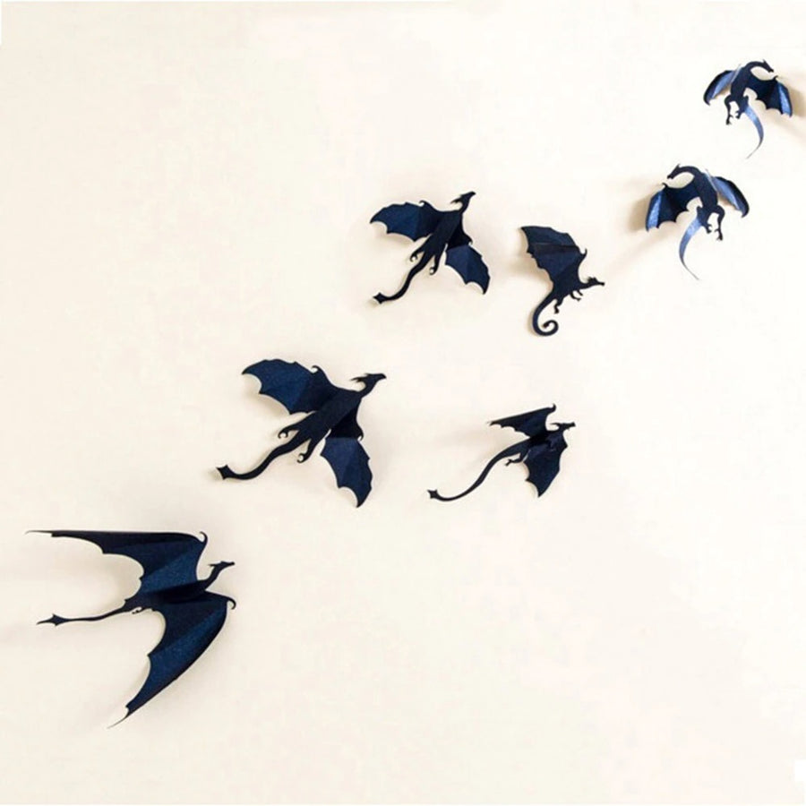 3D Dragons Wall Decals