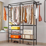 Simple Metal Frame Clothes Rack