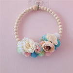 Floral Round Garland Door Decoration