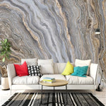 Retro Marble Landscape Wallpaper