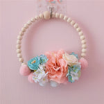 Floral Round Garland Door Decoration