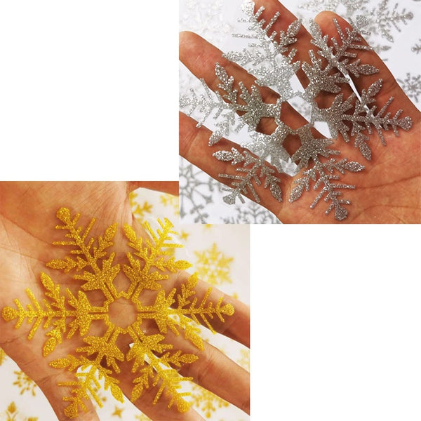 Sparkly Snowflakes Wall Stickers