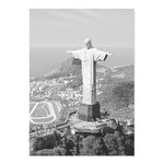 Black and White Brazil Wall Art Canvas