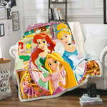 Disney Princess Print Blanket