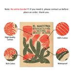 El Maestro Vintage Cactus Wall Canvas