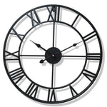 Retro Black Iron Wall Clock