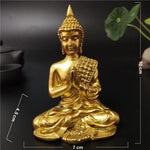 Golden Thailand Buddha Figurine