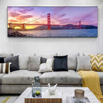 San Francisco Golden Gate Bridge Wall Canvas