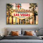 Las Vegas Nevada Landscape Wall Canvas