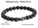 Natural Lava Moonstone Bracelet