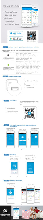 New Upgraded Bluetooth Intelligent Body Scale