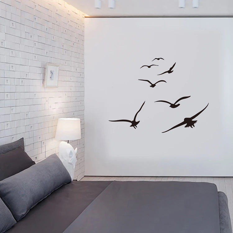 Flying Seabirds Wall Decal