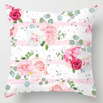 Pink Feather Pillowcase