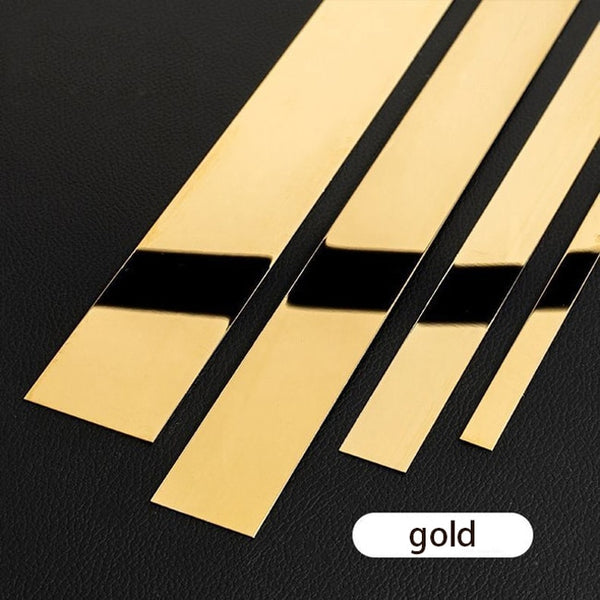 Golden Stainless Steel Decorative Strip
