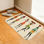 African Style Pattern Non-Slip Floor Mat