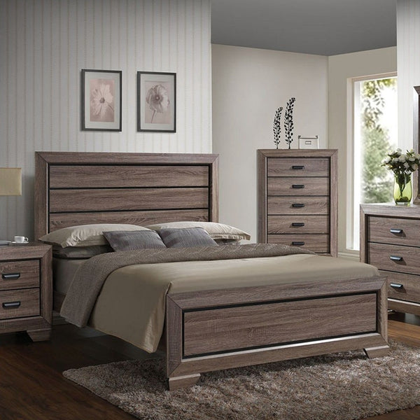 Country-Cottage Wooden Queen Bed