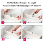 Retractable Silicone Rubber Drawer Divider