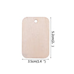 Rectangle Wood tags or Wooden Labels