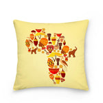 African Ethnic Woman Cushion Cover