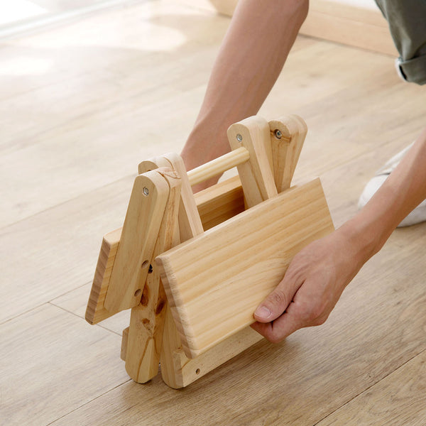 Wooden Foldable Non-Slip Stool