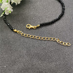 Black Copper Beads Bohemian Necklace
