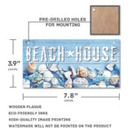 Wooden Beach Signage