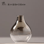 Silver Gradient Glass Vase