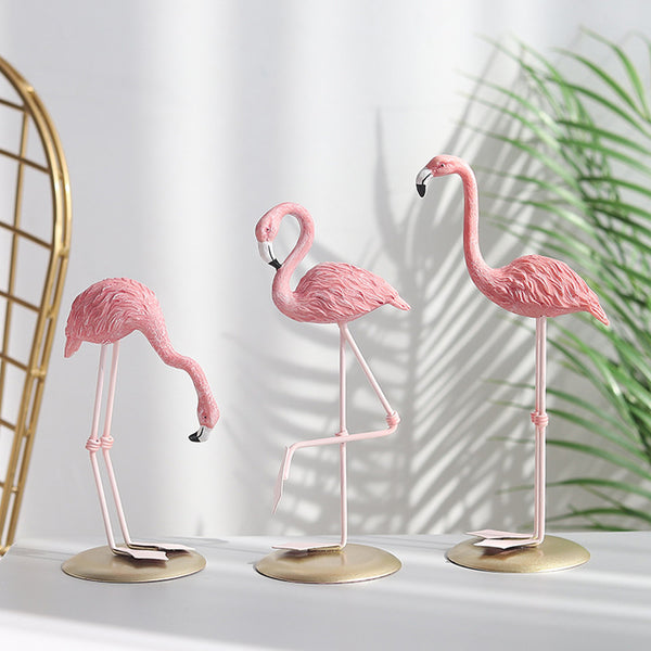 Pink Flamingo Figurine