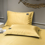 Luxurious Yellow Silk Bedding Set