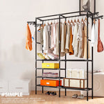 Simple Metal Frame Clothes Rack