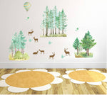 Green Forest Elk Wall Decal