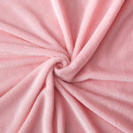 Pink Bedspread Soft Flannel Blanket