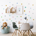 Baby Nursery Room Stars Wall Decals