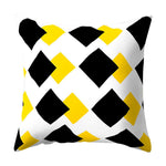 Geometric Style Yellow Pillowcase