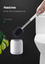 Wall Mounted/Standing Silicone Toilet Brush