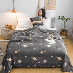 Galaxy Style Super Soft Flannel Blanket
